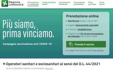 APERTE le prenotazioni per la vaccinazione degli Operatori sanitari e sociosanitari