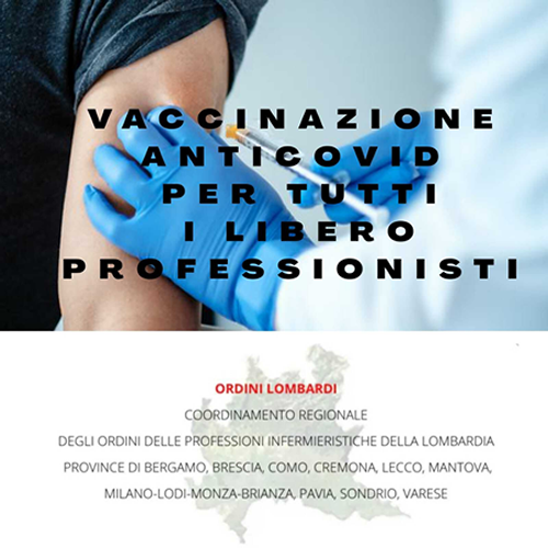 VACCINAZIONI ANTICOVID per tutti i Liberi Professionisti