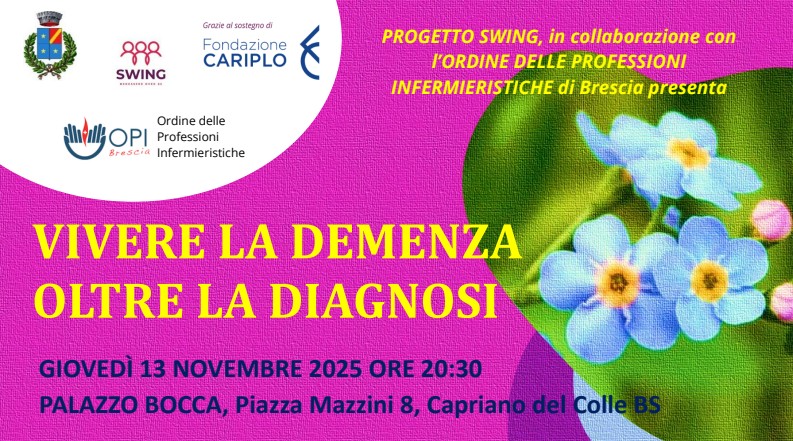 Opi Brescia per la cittadinanza - Vivere la demenza oltre la diagnosi: un incontro per comprendere e supportare, 13 novembre 2025