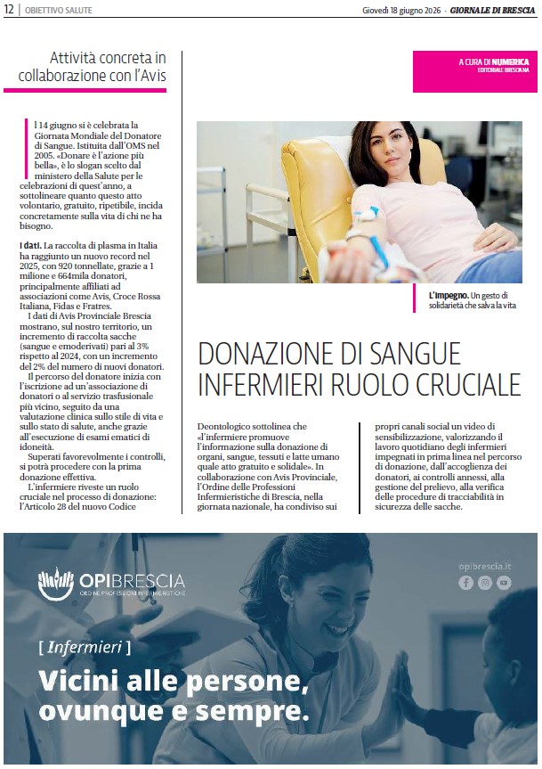 Giornata Mondiale del Donatore di Sangue